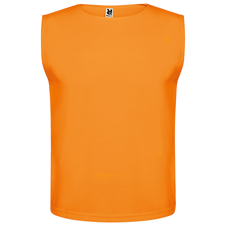 tricouri portocalii sport fara maneci pentru copii Roly 0414C Peto poza 3