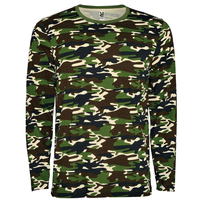 tricouri verzi camuflaj cu maneci lungi Molano CF1034 Roly poza 3