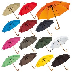 umbrele colorate=cu maner curb din lemn 0103134 poza 1