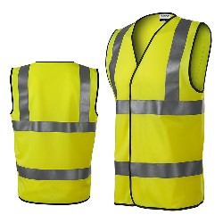 veste de lucru reflectorizante galbene AD9V3 poza 2