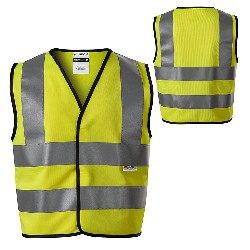 veste reflectorizante galbene pentru copii AD9V4 poza 2