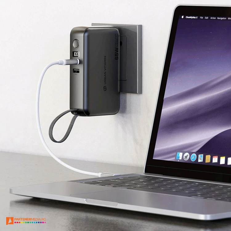 powerbank uri de 65w cu baterie de 10000 mah p3019901 poza 2