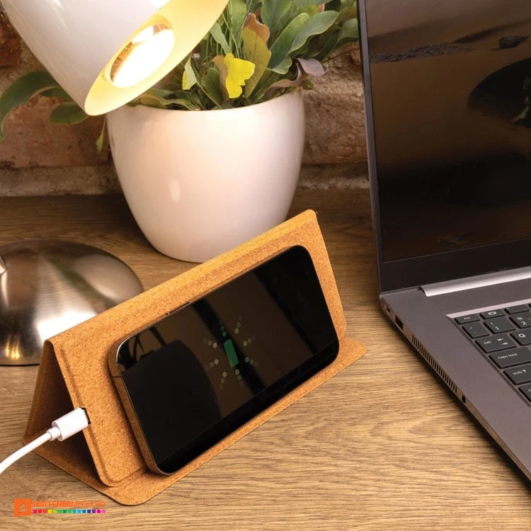 mousepad uri promotionale din pluta cu incarcator wireless p308519 poza 2